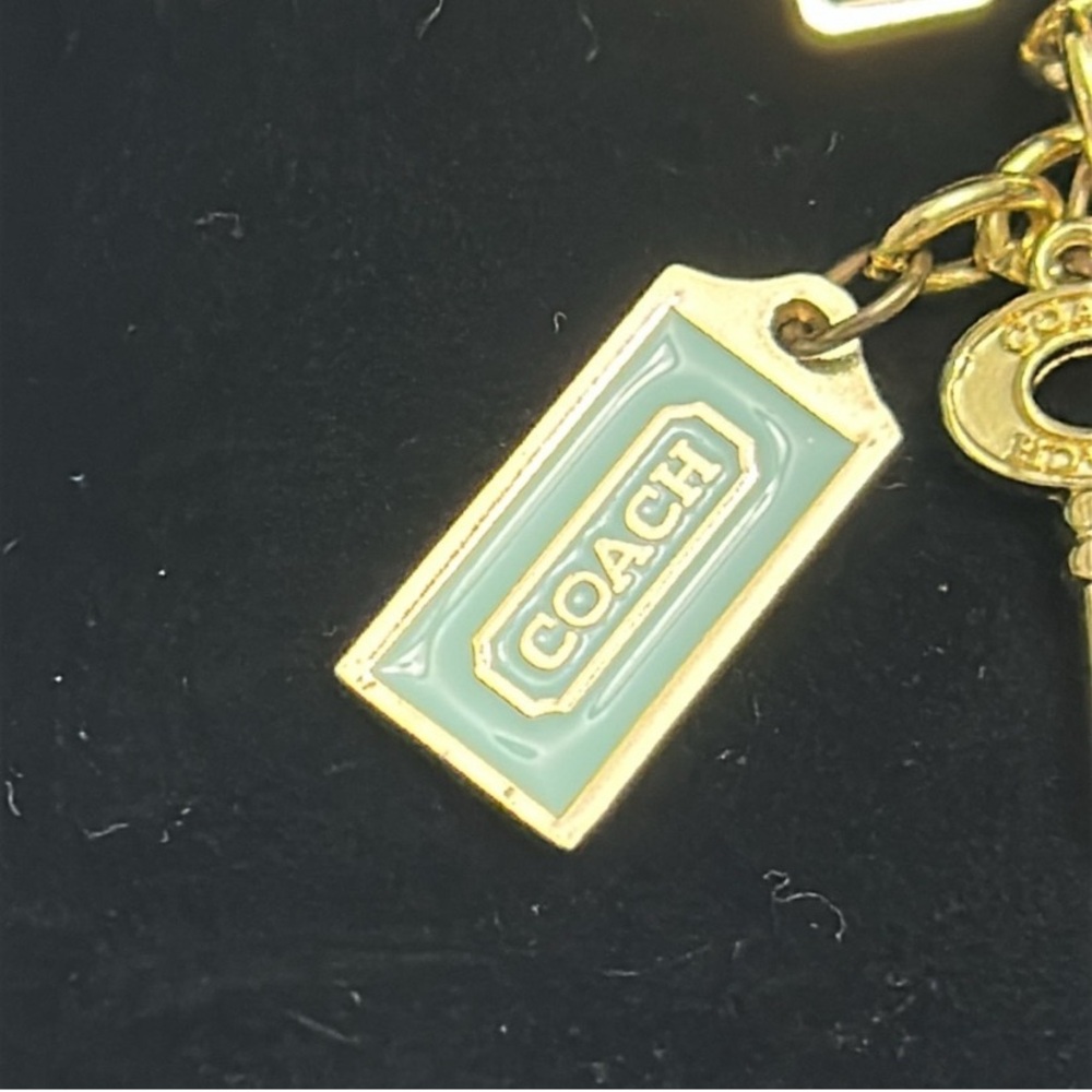 Coach Gold and Multi Colored Keychain - Picture 2 of 8